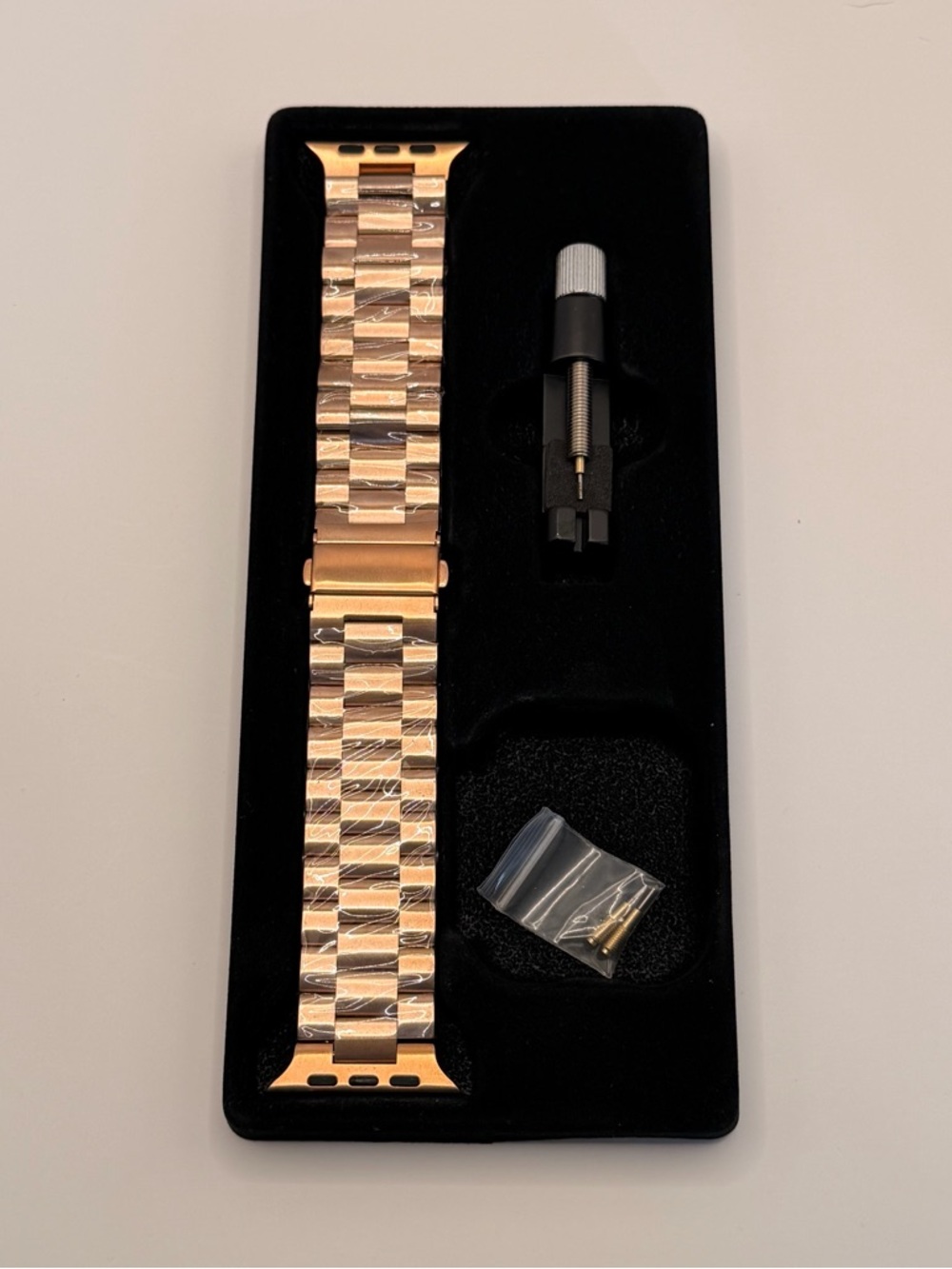 Apple Watch Stainless Steel Gold Braclet, 42/44/46, New